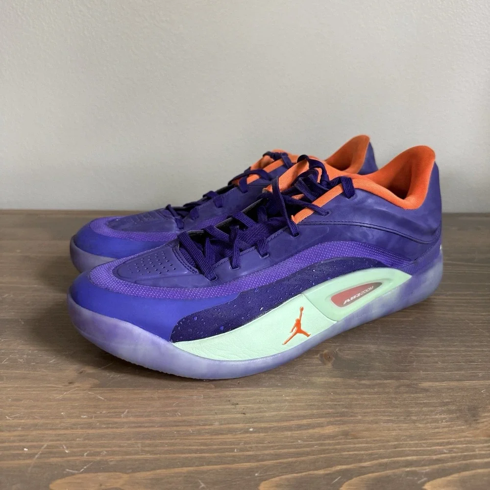Nike Men 11 Court Psychic Purple Orange Jordan Zion 4 Basketball Shoe FB1802-500